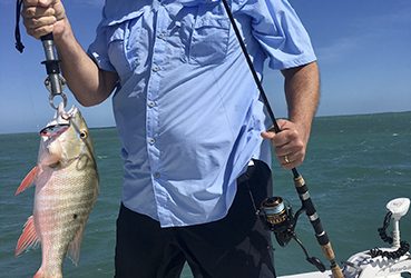 Mutton Snapper and Angler